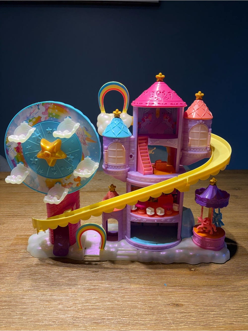 Pink and Purple Fantasy Castle Playset for Kids